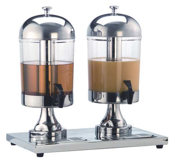 Double Juice Dispenser, Silver