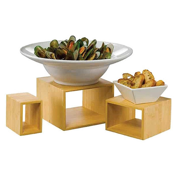 Riser Set, Bamboo, Natural