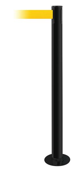 Fixed Barrier Post with Belt, 7-1/2 ft. L