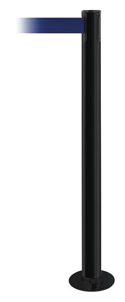 Fixed Barrier Post with Belt, Blue
