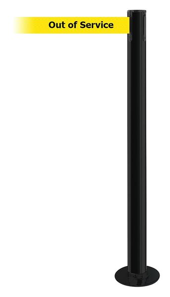 Fixed Barrier Post with Belt, 13 ft. L