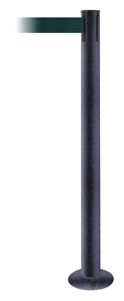 Fixed Barrier Post with Belt, Green