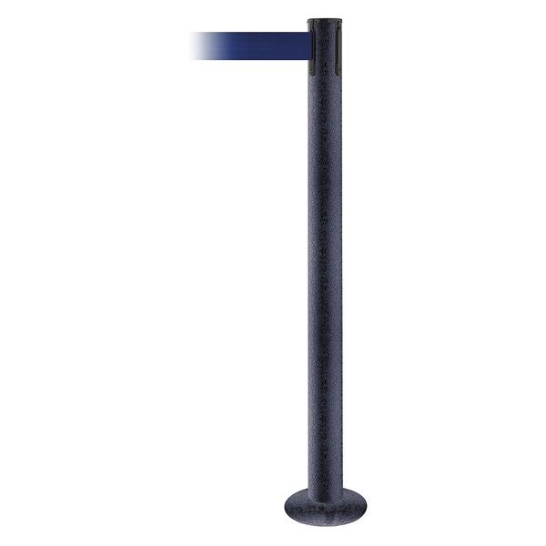 Fixed Barrier Post with Belt, Blue