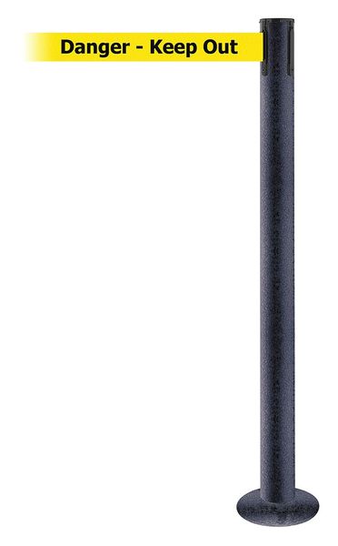 Fixed Barrier Post with Belt, 7-1/2 ft. L