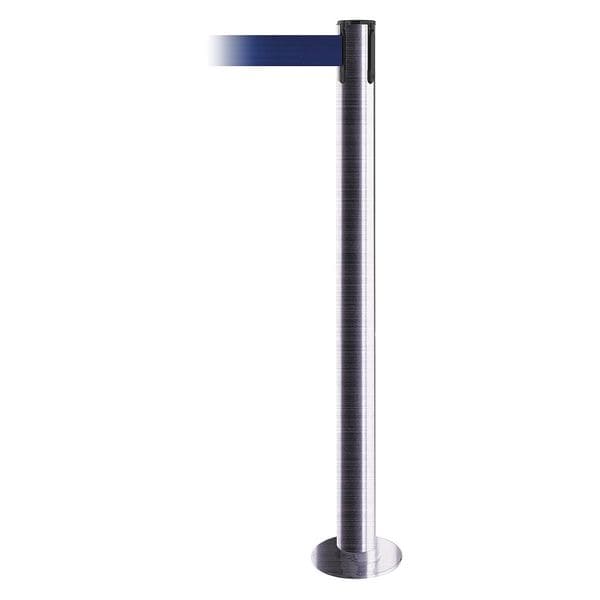 Fixed Barrier Post w/ Belt, 13 ft. L, Blue
