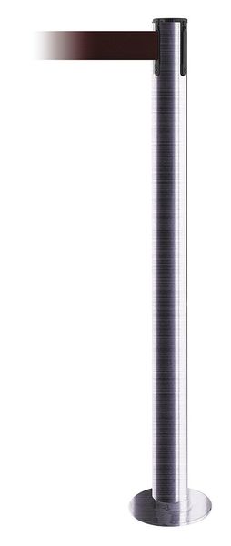 Fixed Barrier Post with Belt, Maroon