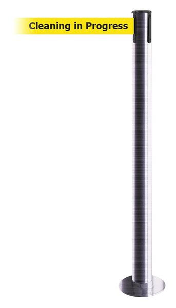 Fixed Barrier Post with Belt, 7-1/2 ft. L