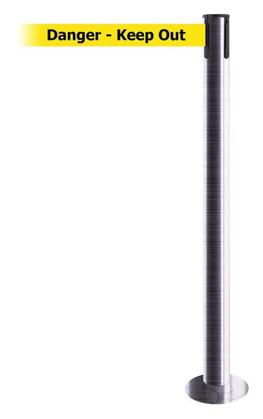 Fixed Barrier Post with Belt, 13 ft. L