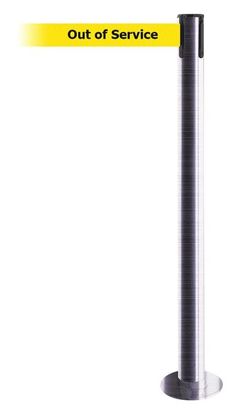 Fixed Barrier Post with Belt, 13 ft. L