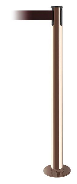 Fixed Barrier Post with Belt, Maroon