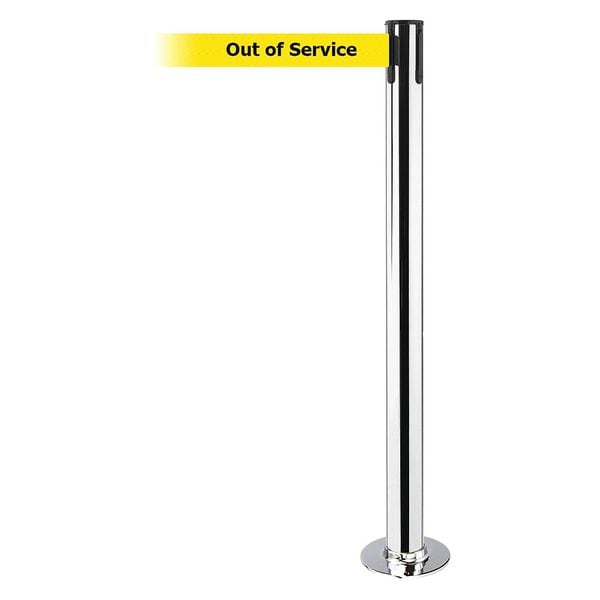 Fixed Barrier Post with Belt, 13 ft. L
