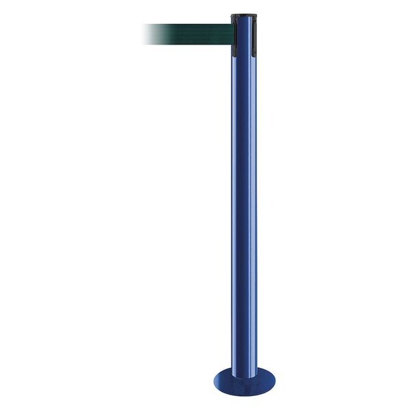 Fixed Barrier Post with Belt, Green