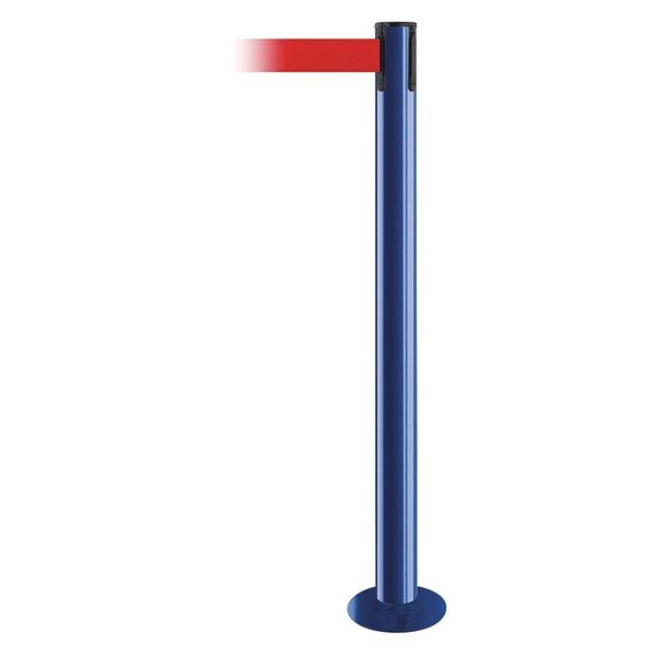 Fixed Barrier Post w/ Belt, 13 ft. L, Red