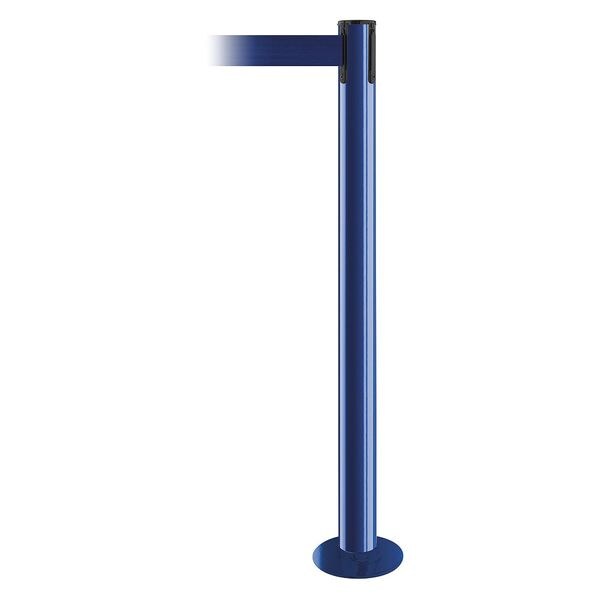Fixed Barrier Post w/ Belt, 13 ft. L, Blue
