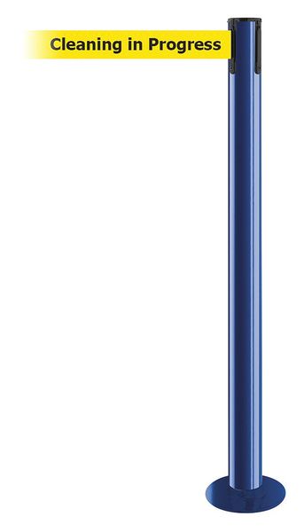 Fixed Barrier Post with Belt, 7-1/2 ft. L