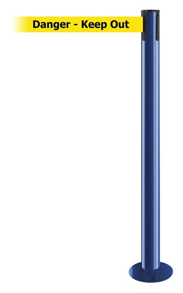 Fixed Barrier Post with Belt, 7-1/2 ft. L