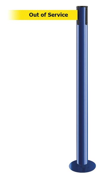 Fixed Barrier Post with Belt, 13 ft. L