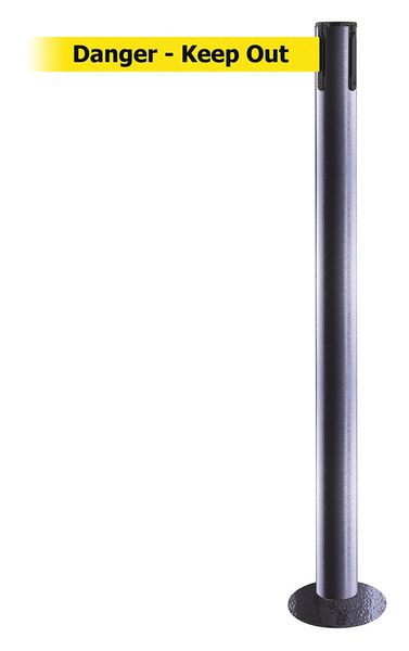 Fixed Barrier Post with Belt, 7-1/2 ft. L