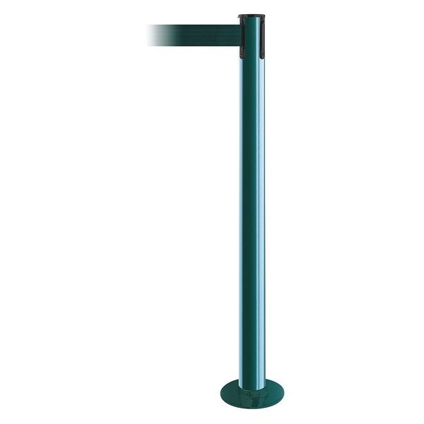 Fixed Barrier Post with Belt, Green