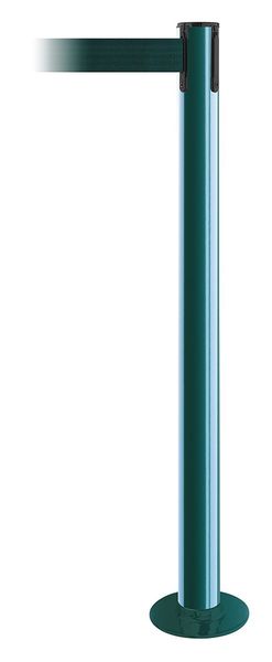 Fixed Barrier Post with Belt, Green
