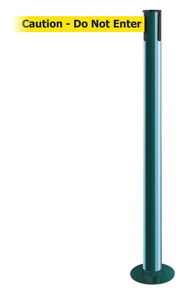 Fixed Barrier Post with Belt, 7-1/2 ft. L