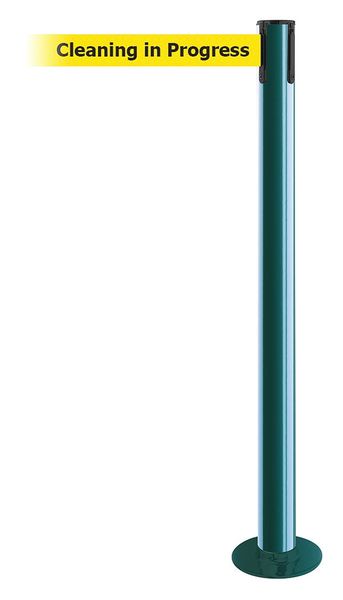 Fixed Barrier Post with Belt, 13 ft. L
