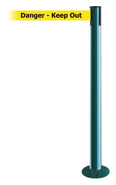 Fixed Barrier Post with Belt, 13 ft. L