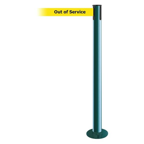 Fixed Barrier Post with Belt, 7-1/2 ft. L