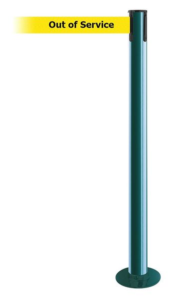 Fixed Barrier Post with Belt, 13 ft. L