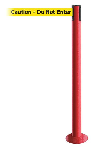 Fixed Barrier Post with Belt, 7-1/2 ft. L