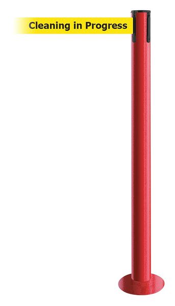 Fixed Barrier Post with Belt, 7-1/2 ft. L