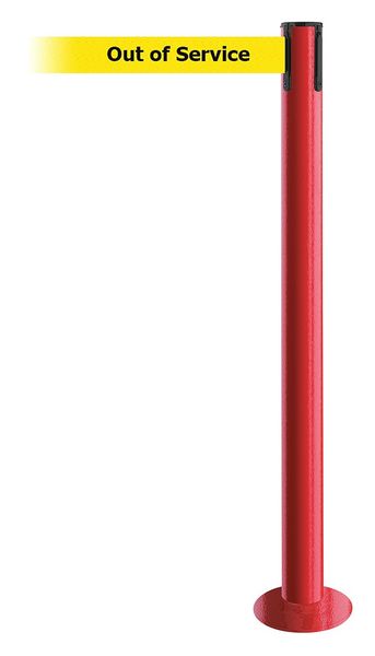 Fixed Barrier Post with Belt, 13 ft. L