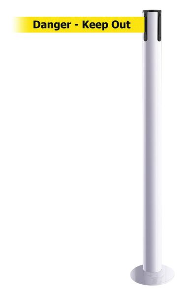 Fixed Barrier Post with Belt, 7-1/2 ft. L