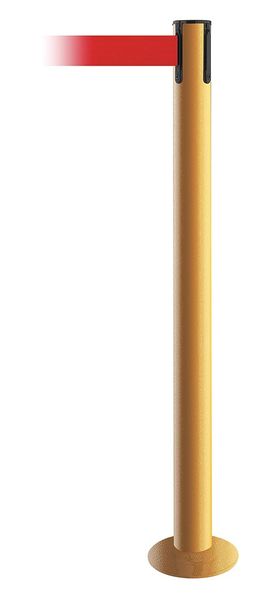 Fixed Barrier Post w/ Belt, 13 ft. L, Red