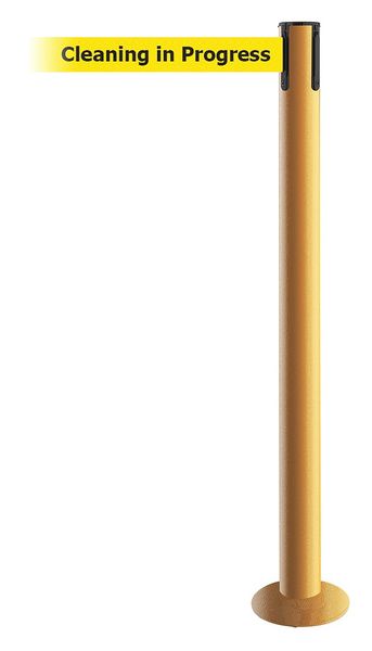 Fixed Barrier Post with Belt, 13 ft. L