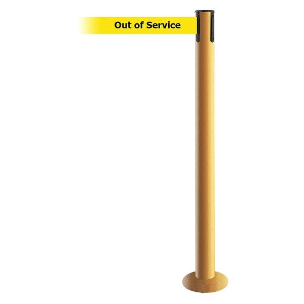 Fixed Barrier Post with Belt, 13 ft. L
