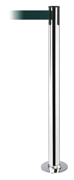 Fixed Barrier Post with Belt, Green