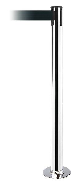 Fixed Barrier Post w/ Belt, 36-1/2 In. H