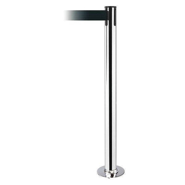 Fixed Barrier Post w/ Belt, 36-1/2 In. H