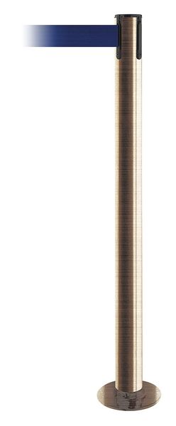 Fixed Barrier Post w/ Belt, 13 ft. L, Blue