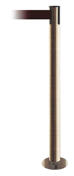 Fixed Barrier Post with Belt, Maroon