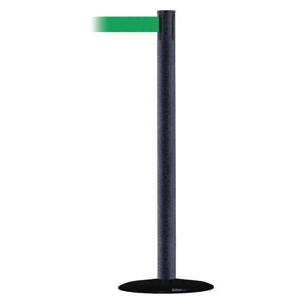 Barrier Post with Belt, 13 ft. L, Green
