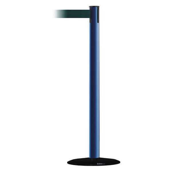 Barrier Post with Belt, 13 ft. L, Green