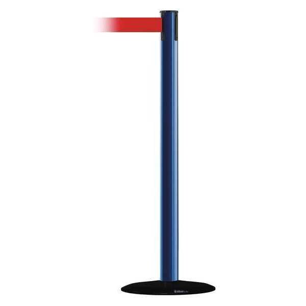 Barrier Post with Belt, 13 ft. L, Red