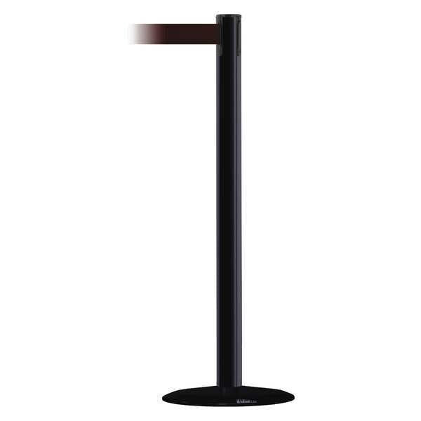 Barrier Post with Belt, 13 ft. L, Maroon