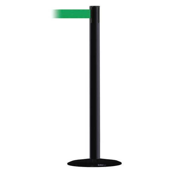 Barrier Post with Belt, 13 ft. L, Green