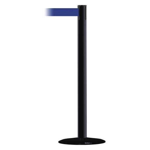 Barrier Post with Belt, 13 ft. L, Blue