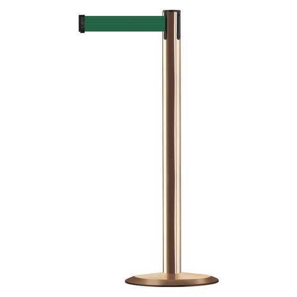 Barrier Post with Belt, Metal, 13 ft. L