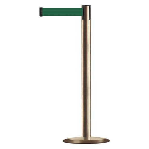 Barrier Post with Belt, Metal, 13 ft. L