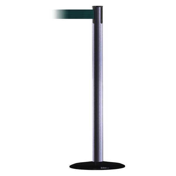 Barrier Post with Belt, 13 ft. L, Green
